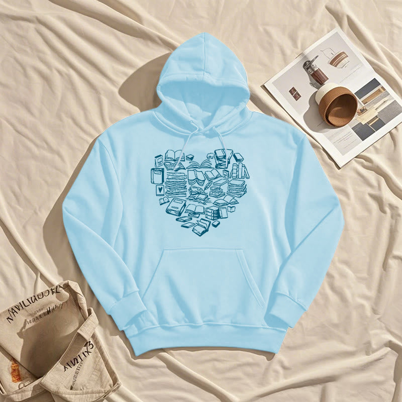 Give To Book Lovers Fleece Hoodie Long Sleeves Hooded Sweatshirts