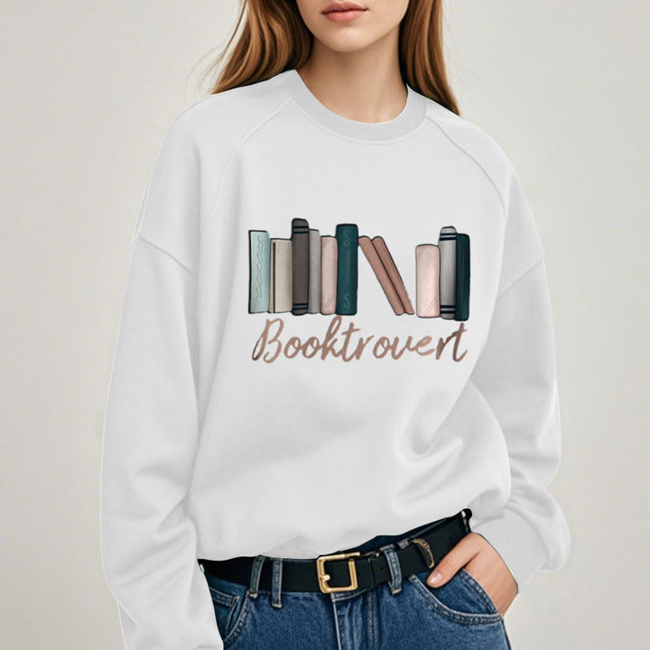 BOOKTROVERT Womens Teachers Crewneck Sweatshirt Pullover