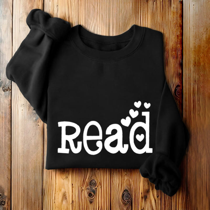 READ LOVERS Womens Crewneck Sweatshirt Pullover