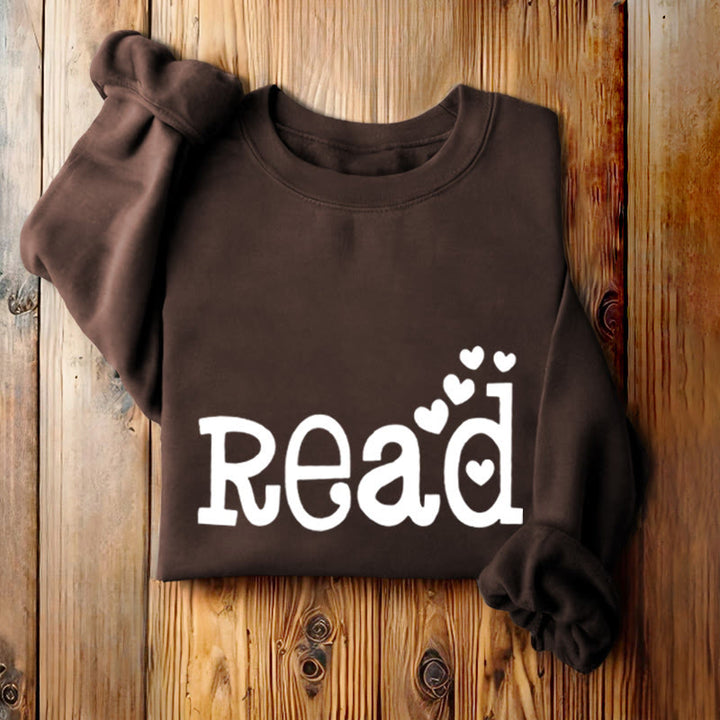 READ LOVERS Womens Crewneck Sweatshirt Pullover