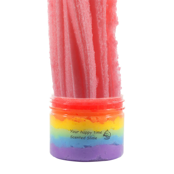 Colorful Rainbow Slime For Kids Party Favors Soft Jelly Mud