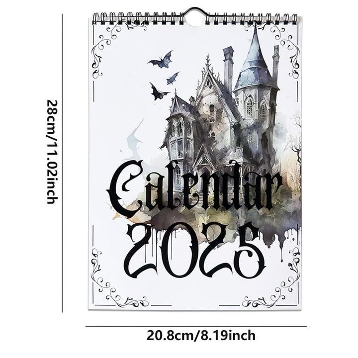 2025 Gothic Castle Lunar Calendar 12 Months Calendars New Year Gift