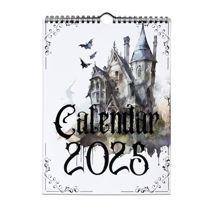 2025 Gothic Castle Lunar Calendar 12 Months Calendars New Year Gift