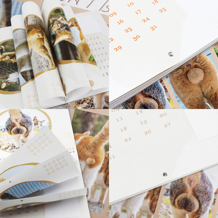 2025 Funny Cats Lunar Calendar 12 Months Calendars New Year Gift