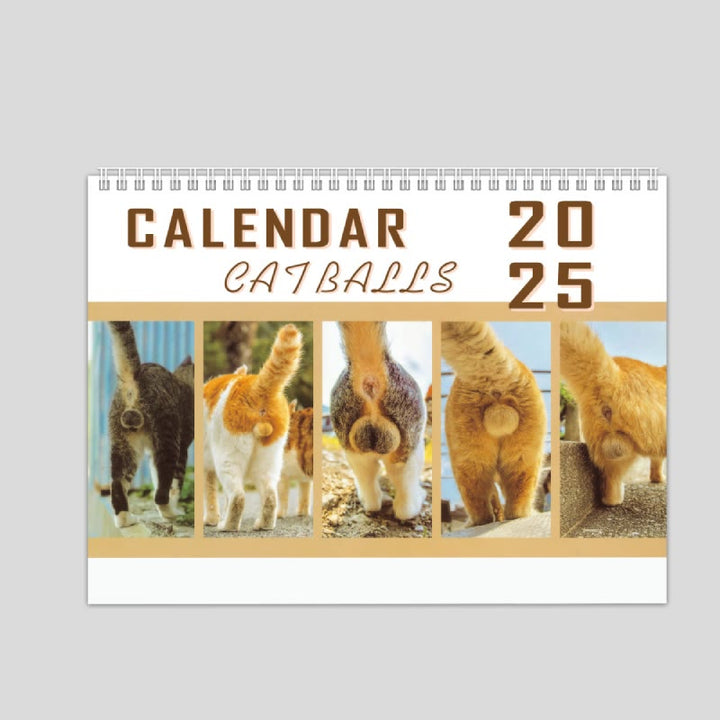 2025 Funny Cats Lunar Calendar 12 Months Calendars New Year Gift