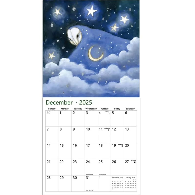 2025 Fairy Tale Forest Lunar Calendar 12 Months Calendars New Year Gift