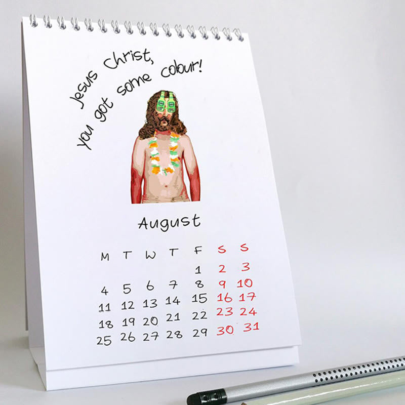 2025 The Jesus Christ Lunar Calendar 12 Months Calendars New Year Gift