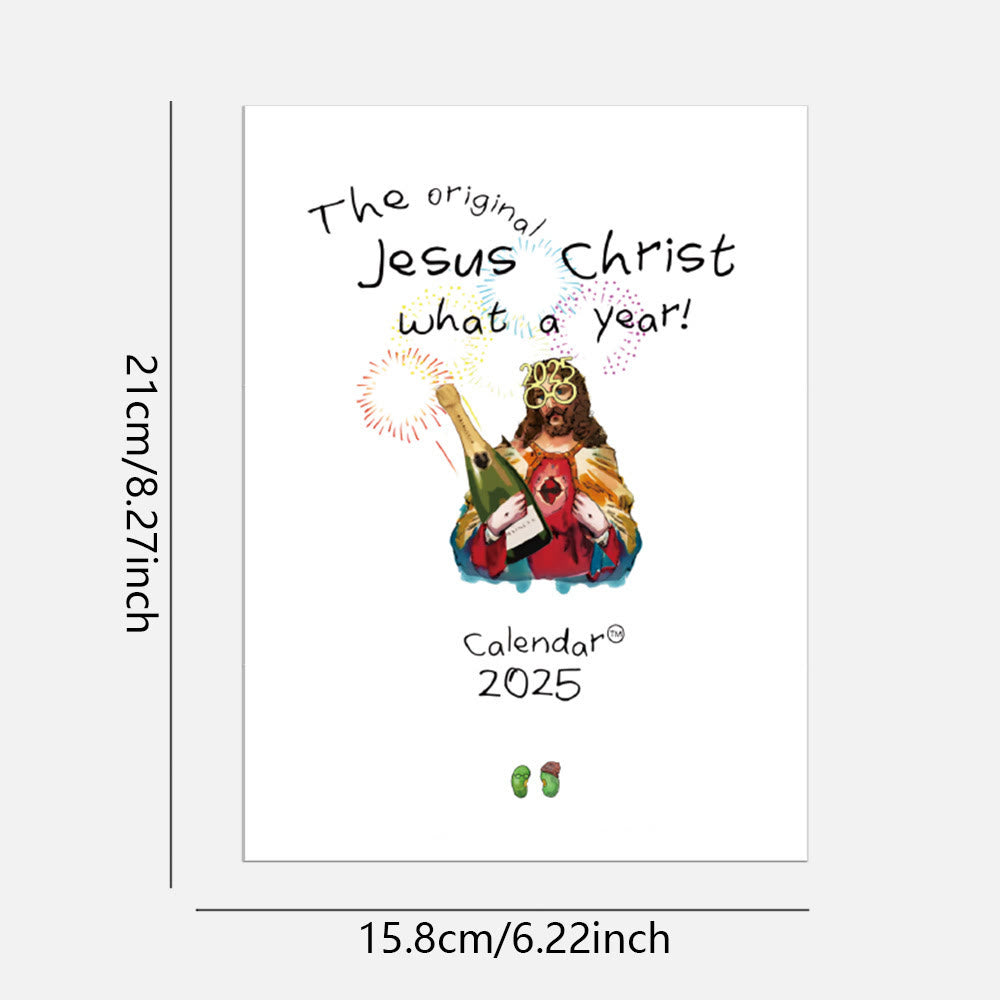 2025 The Jesus Christ Lunar Calendar 12 Months Calendars New Year Gift