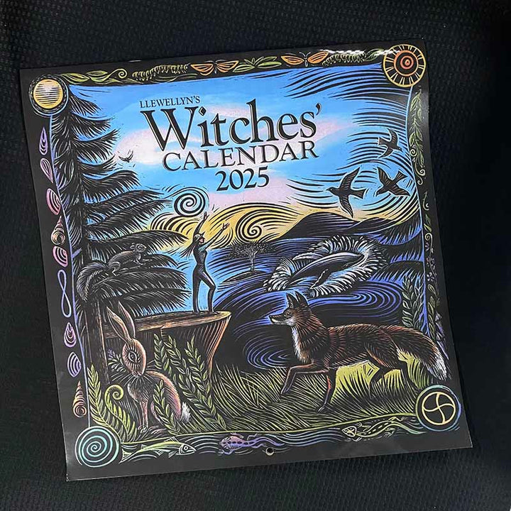 2025 Witches Lunar Calendar 12 Months Calendars New Year Gift