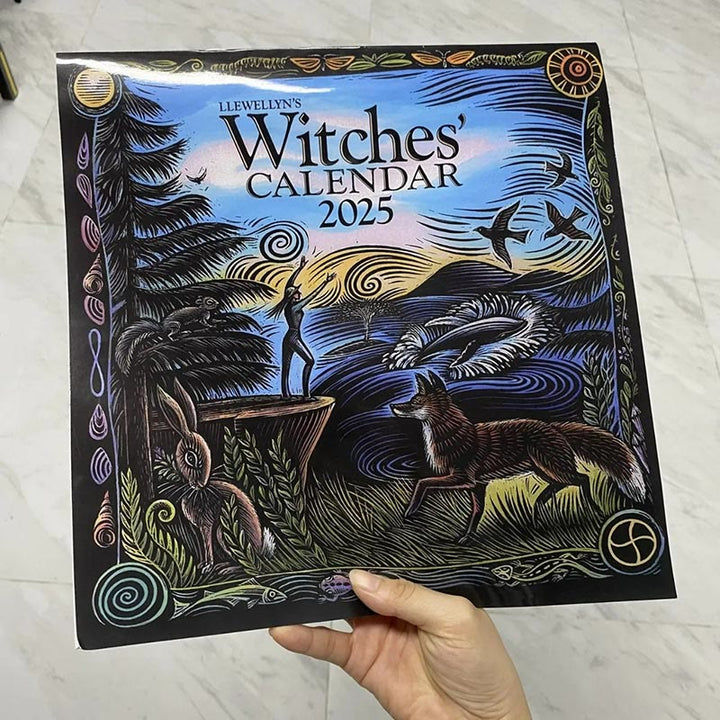 2025 Witches Lunar Calendar 12 Months Calendars New Year Gift