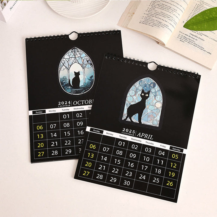 2025 Dark Garden Lunar Calendar 12 Months Calendars New Year Gift