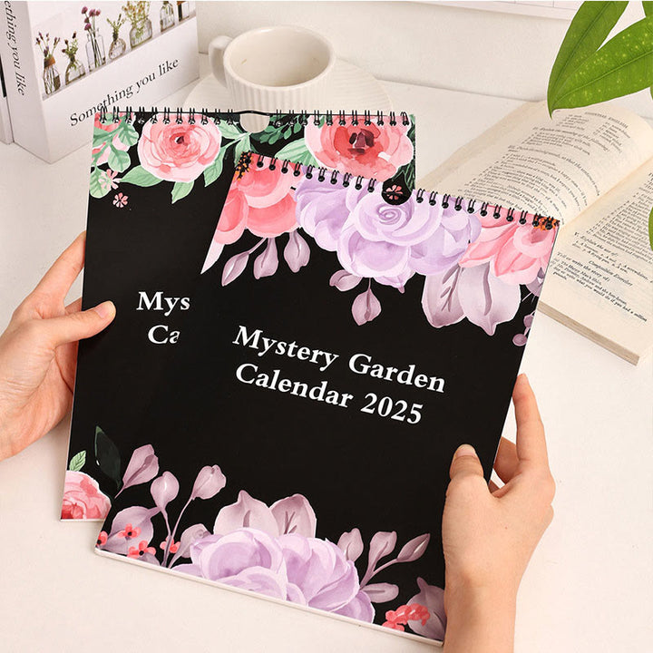 2025 Mystery Garden Lunar Calendar 12 Months Calendars New Year Gift