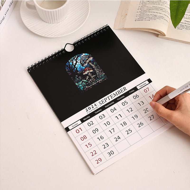 2025 Mystery Garden Lunar Calendar 12 Months Calendars New Year Gift