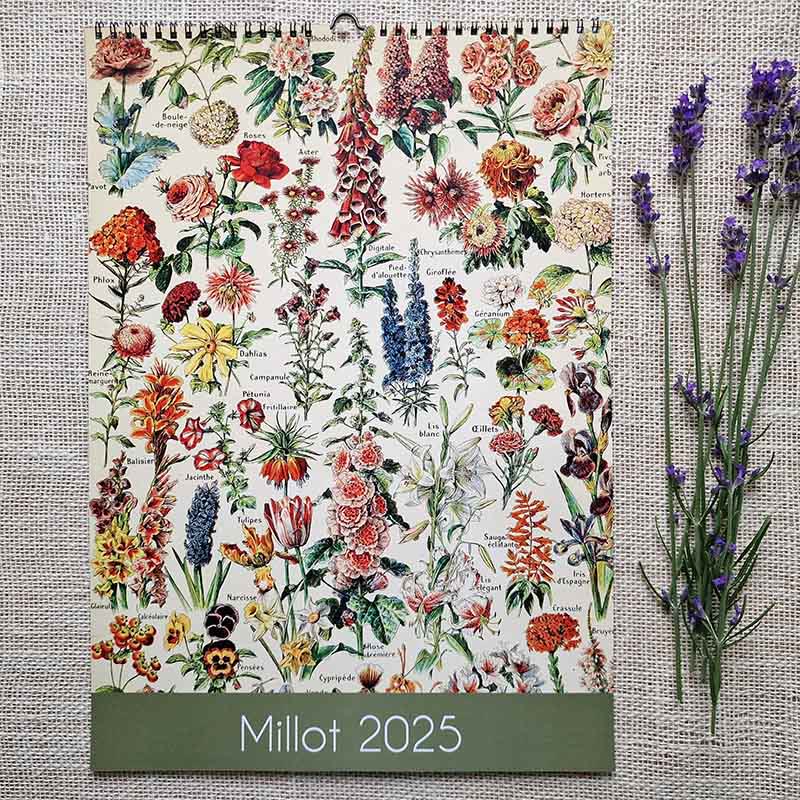 2025 Floral And Botanical Lunar Calendar 12 Months Calendars New Year Gift