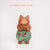 Standing Cat Carved Wooden Sculpture Desktop Deocr Keychain For Gift