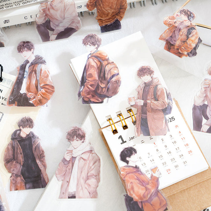 Collect Moments Series PET Stickers For Decorative Journaling Crafts