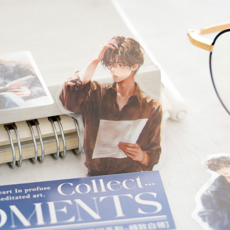Collect Moments Series PET Stickers For Decorative Journaling Crafts