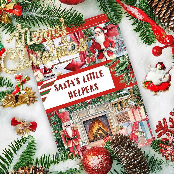 Warm Christmas Greeting Series Sticker Book For Journal Decor