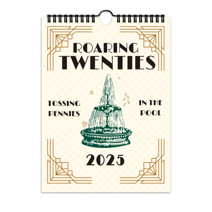 2025 Roaring Twenties Lunar Calendar 12 Months Calendars New Year Gift