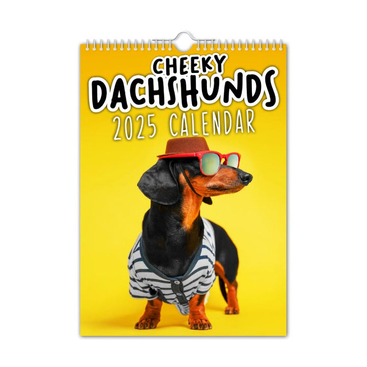 2025 Cheeky Dachshunds Lunar Calendar 12 Months Calendars New Year Gift