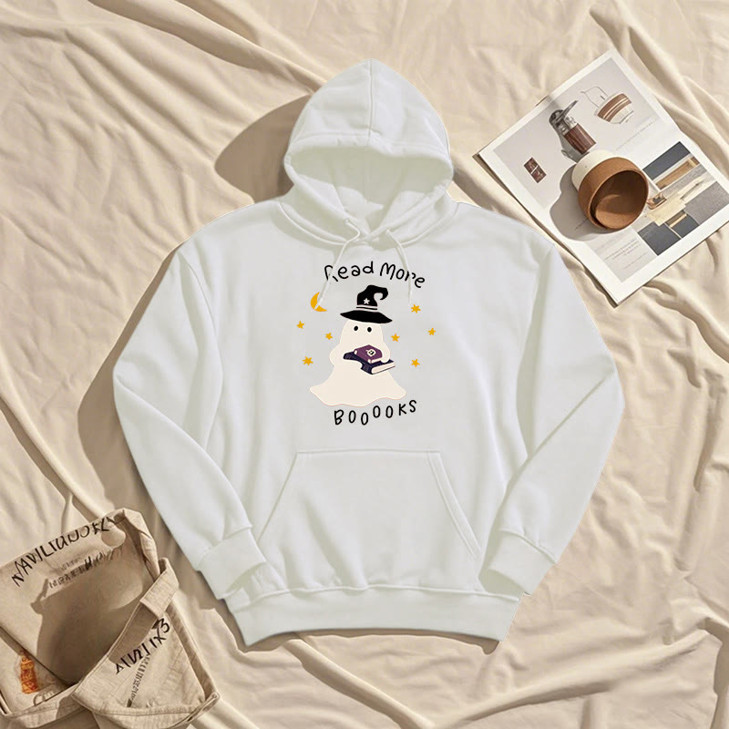 Read More Books Fleece Lined Hoodie Long Sleeves Hoodie