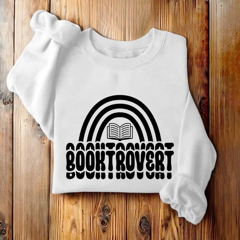 BOOKTROVERT Bookish Womens Crewneck Sweatshirt Pullover