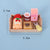 Miniatures Bread Jam Milk Model Set Artificial Mini Food For Dollhouse