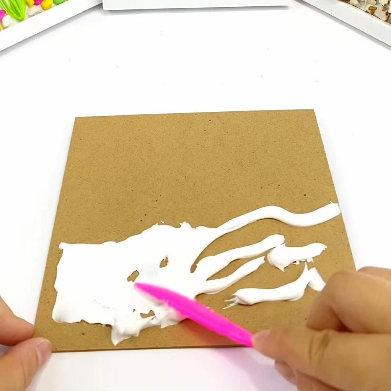DIY Shell Texture Painting Material Kit Picture Frames Decorations