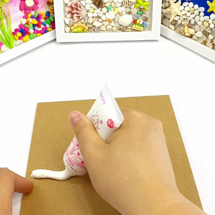DIY Shell Texture Painting Material Kit Picture Frames Decorations