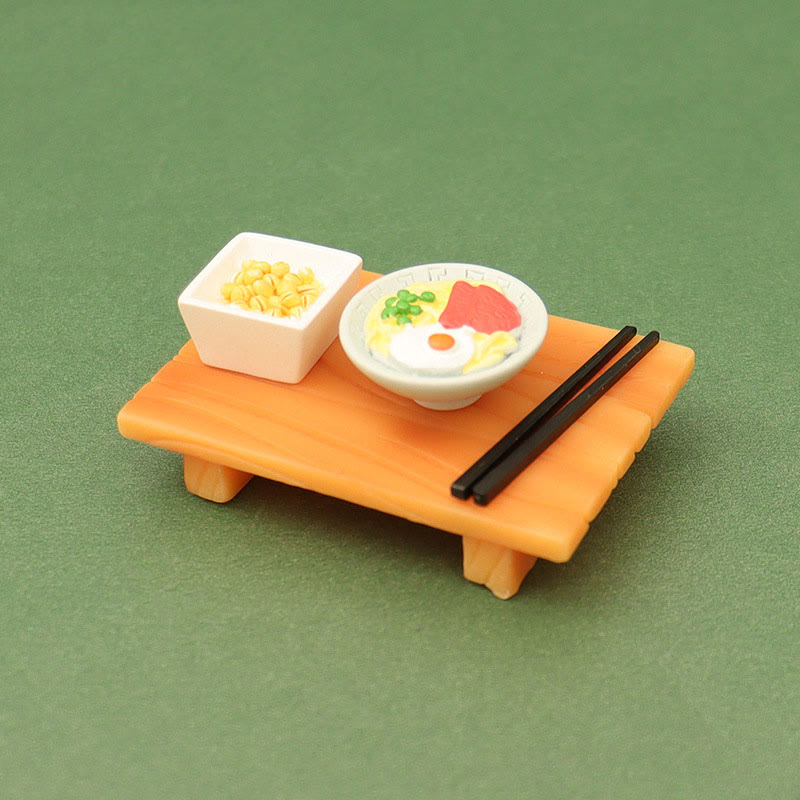 Miniatures Ramen Dim Sum Sushi Set Artificial Mini Food Set For Dollhouse