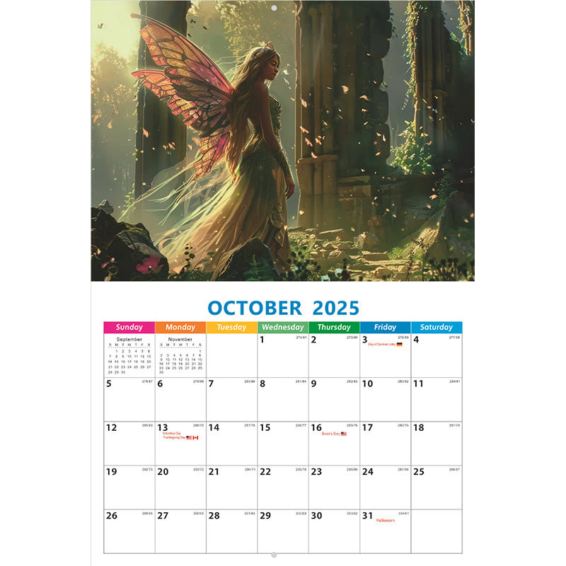 2025 Fairy Tale World Lunar Calendar 12 Months Calendars New Year Gift