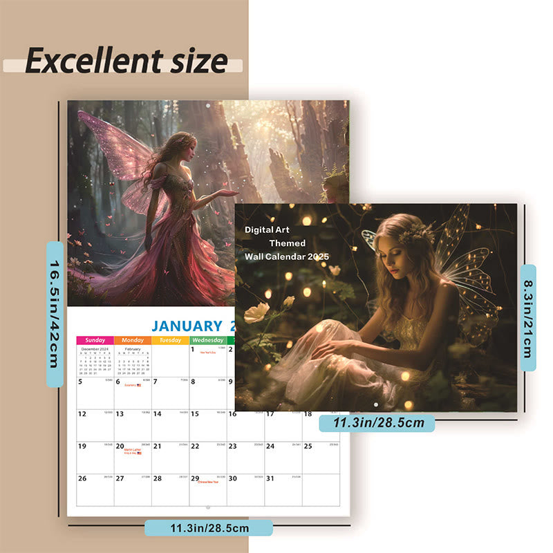 2025 Fairy Tale World Lunar Calendar 12 Months Calendars New Year Gift