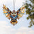 Flying Owl Acrylic Window Hangings Suncatcher Panel For Home Decor