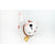 Cute Bell Cat Carved Wooden Sculpture Desktop Deocr For Gift