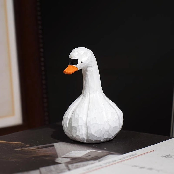 Take It Easy Carved Wooden Sculpture Desktop Deocr For Gift