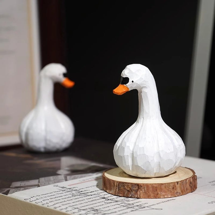 Take It Easy Carved Wooden Sculpture Desktop Deocr For Gift