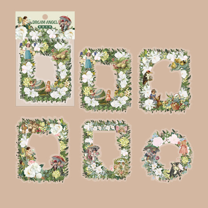 Dream Angel Series Stickers For Decorative Scrapbook Supplies