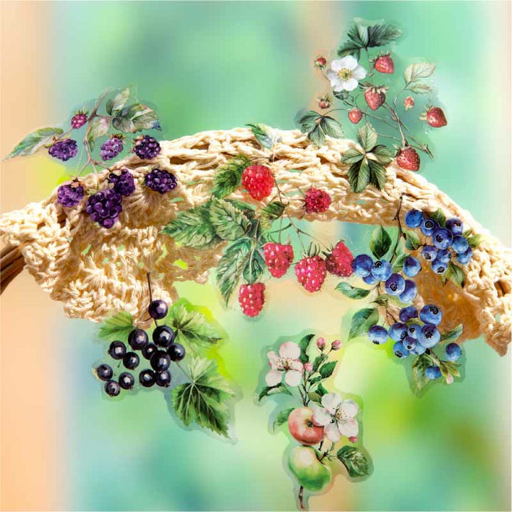 Wild Berry Series Scrapbook Decor Tape Loop For Journaling