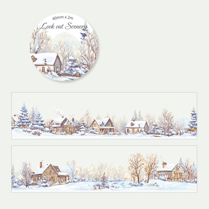 Overlooking The Scenery Series Scrapbook Decor Tape Loop For Journaling