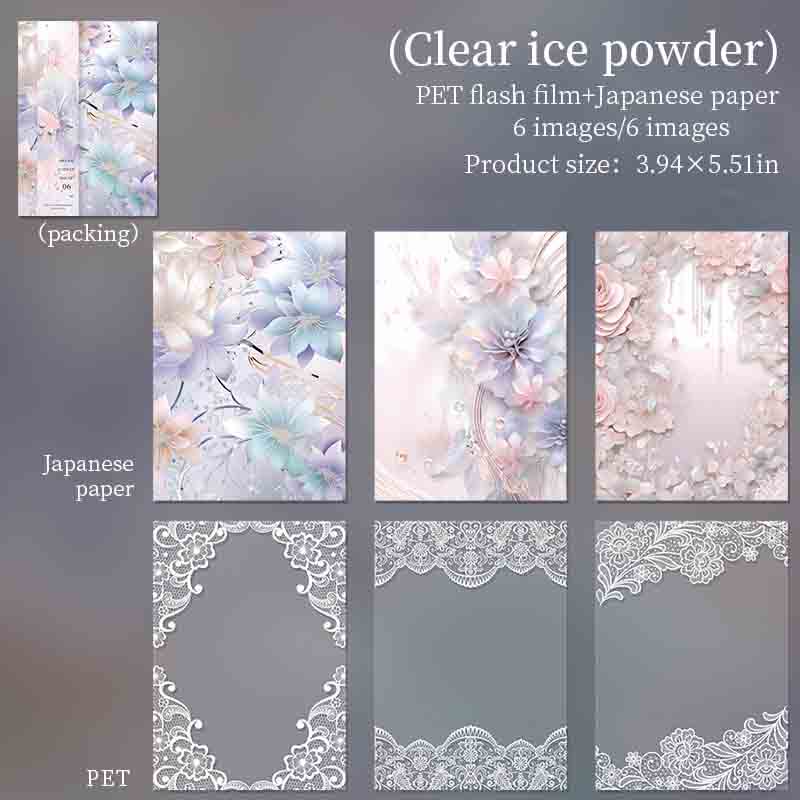 Flowers Have Their Own Period Series Stickers For Decorative Scrapbook Supplies