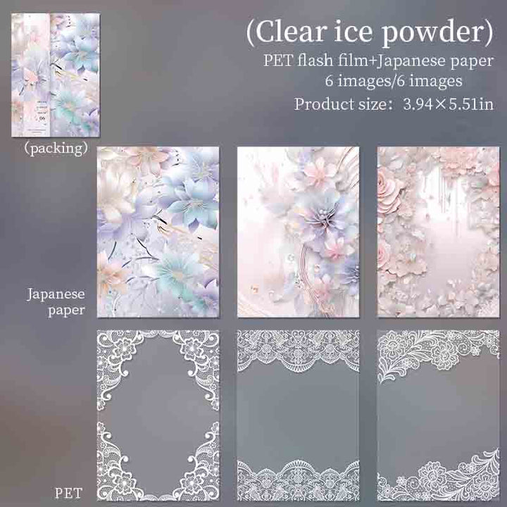 Flowers Have Their Own Period Series Stickers For Decorative Scrapbook Supplies