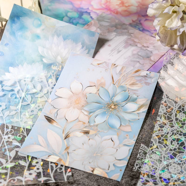 Flowers Have Their Own Period Series Stickers For Decorative Scrapbook Supplies