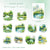 Small Pond Side Seriess Stickers For Decorative Scrapbook Supplies