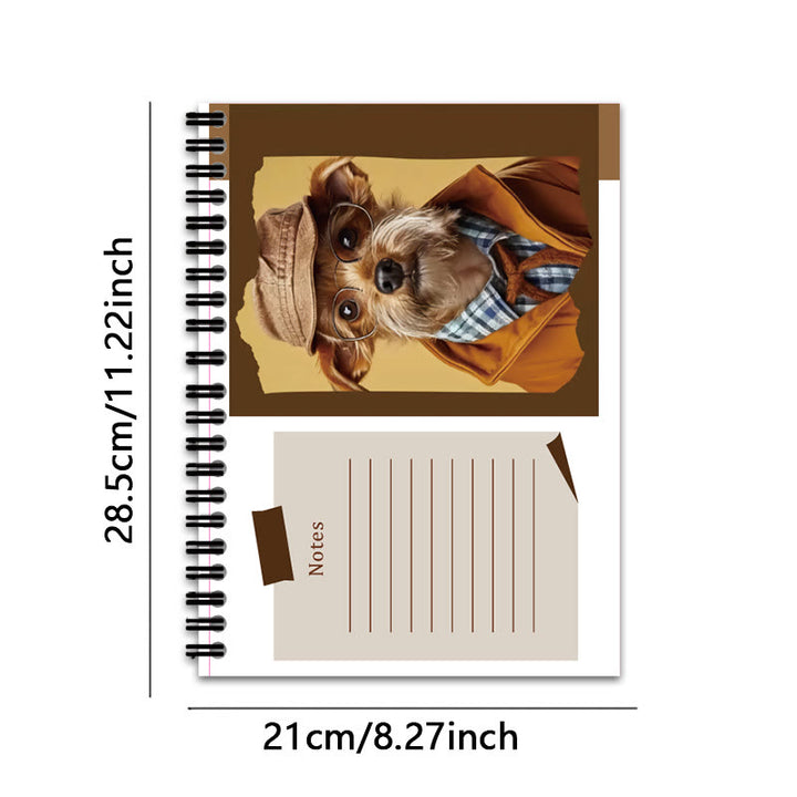 2025 A Dog With Glasses Lunar Calendar 12 Months Calendars New Year Gift