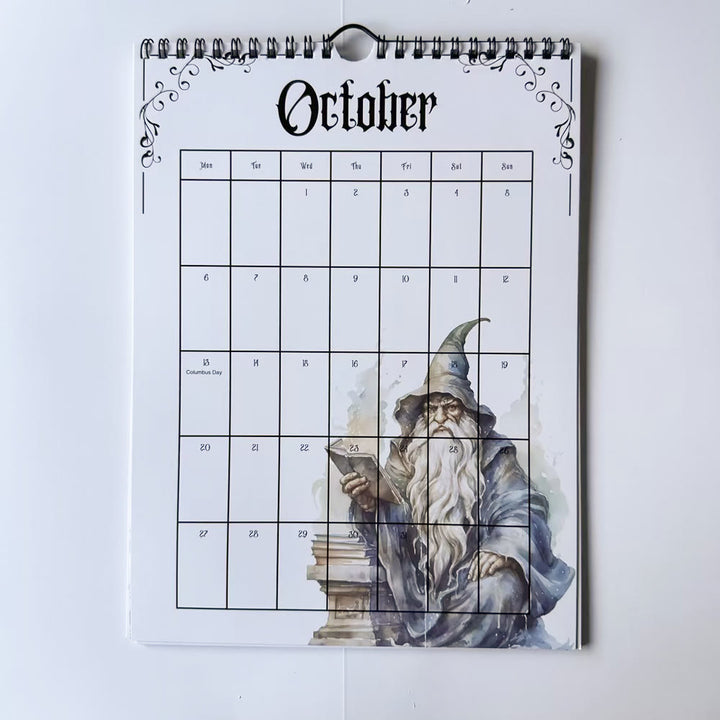 2025 Gothic Castle Lunar Calendar 12 Months Calendars New Year Gift