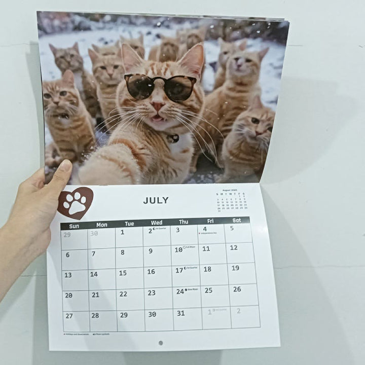 2025 Animal Friend Lunar Calendar 12 Months Calendars Office Desktop Decoration