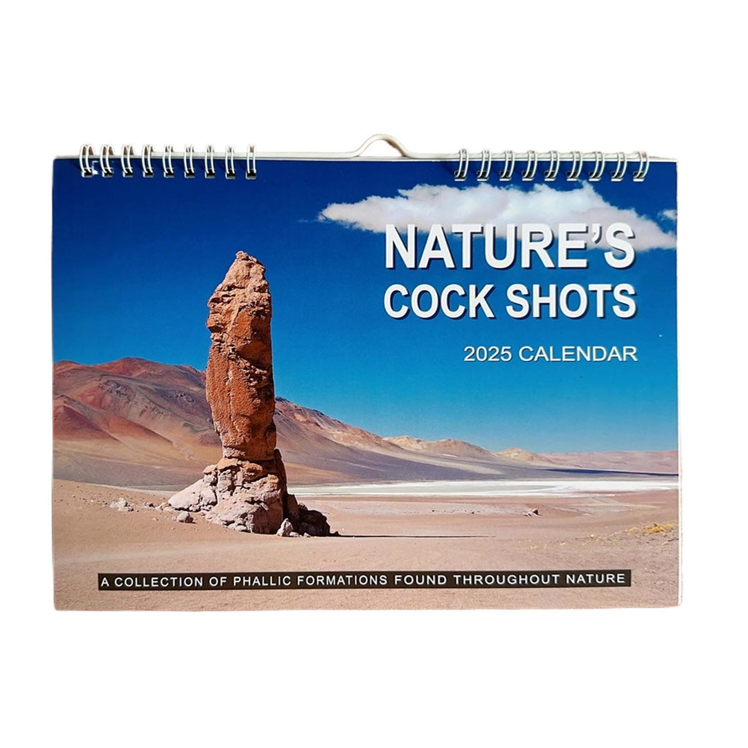 2025 Nature's Cock Shots Lunar Calendar 12 Months Calendars Office Desktop Decoration