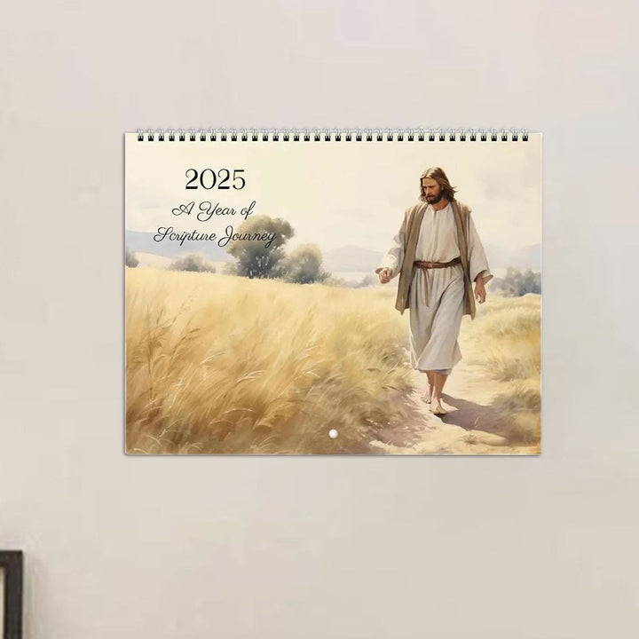 2025 Jesus Christ Lunar Calendar 12 Months Calendars Office Desktop Decoration