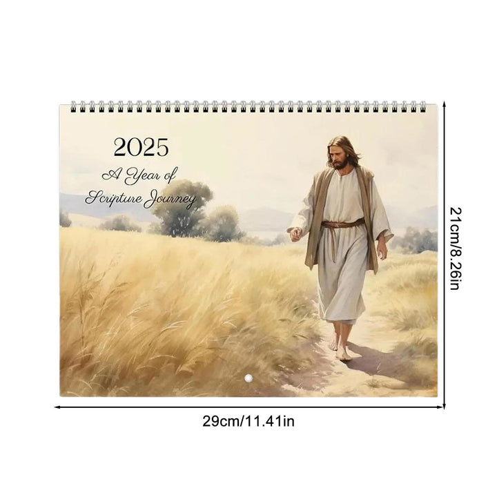 2025 Jesus Christ Lunar Calendar 12 Months Calendars Office Desktop Decoration