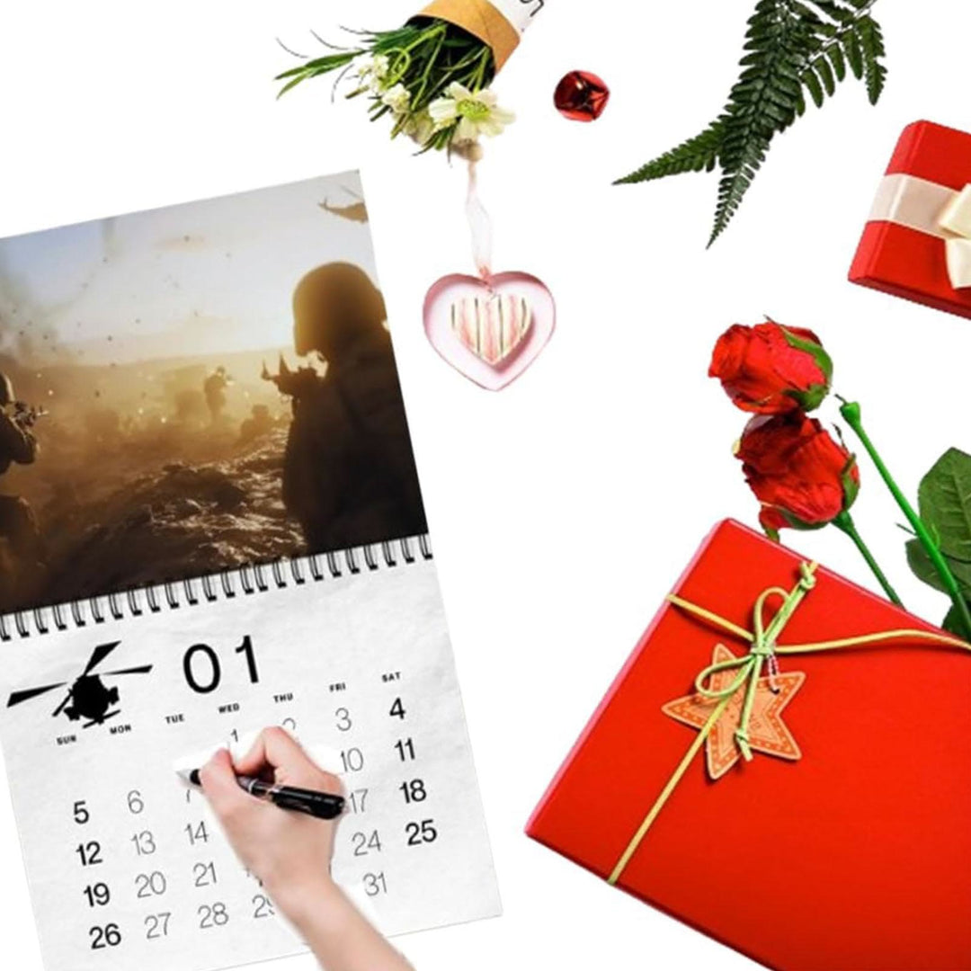 2025 Soldier Lunar Calendar 12 Months Calendars Office Desktop Decoration